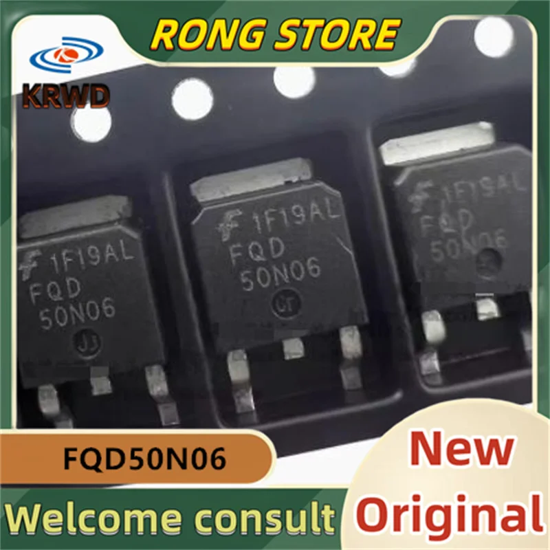 

(30 шт.) новый и оригинальный чип IC FQD50N06 TO-252 60V 50A