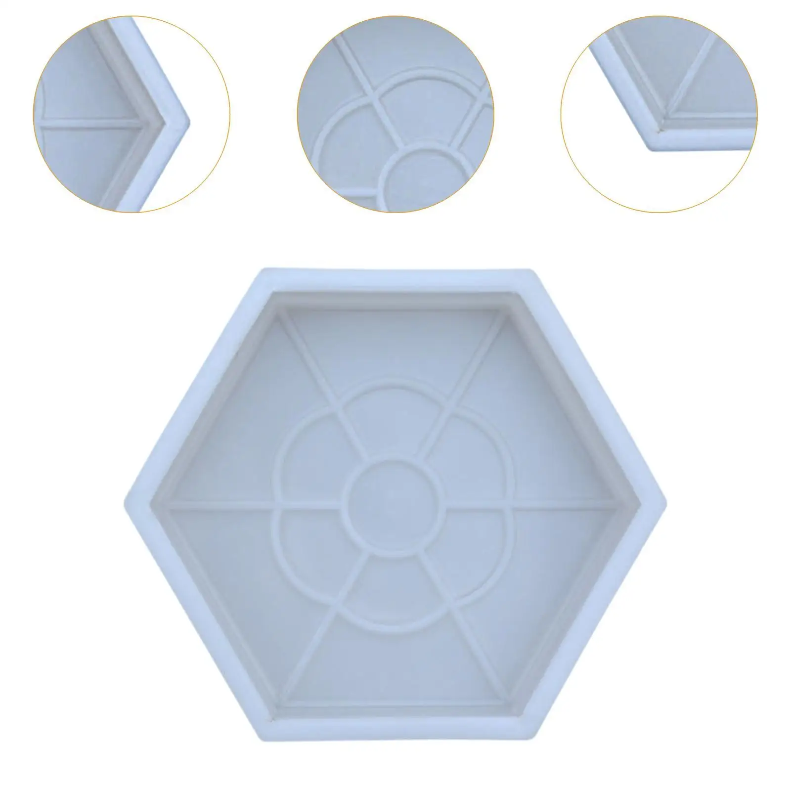 Color Brick DIY Concrete Molds for Outdoor Patio Stepping Stones Garden
