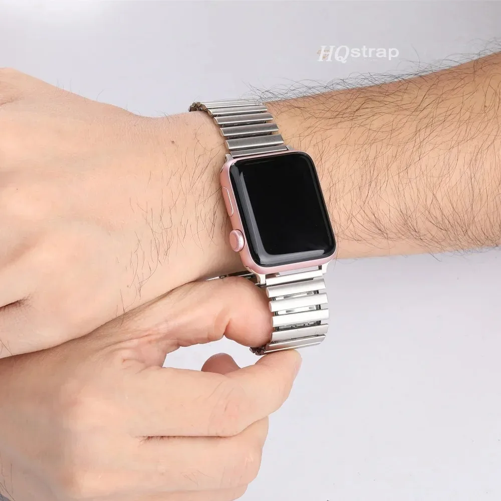 รูปสินค้า สายรัดข้อมือสแตนเลสสตีลสำหรับ Apple Watch ทุกรุ่น