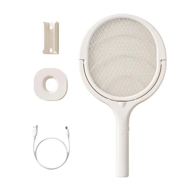 

Foldable Electric Mosquito Killer Fly Swatter Trap USB Rechargeable Mosquito Racket Insect Bug Zapper Home Bedroom Bug Repellent