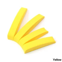4 - Piece Rubber Car Door Protector Set - Scratch Guard Bumper Strips with Decorative Edge Protection (Yellow)