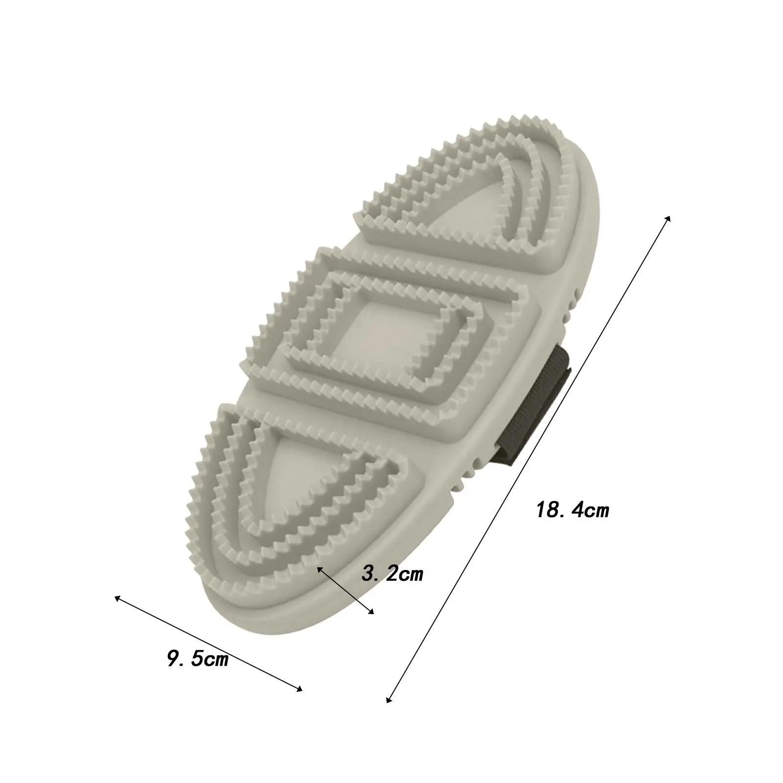 Horse Brush Horse Grooming Care Lightweight Easy to Use Horses Cleaning Comb 6