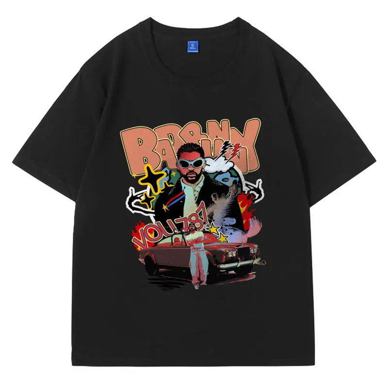 

Comfort Cotton Bad Bunny Concert T Shirt Nadie Sabe Lo Que Va Apasar Manana Graphic T Shirts Men Women Hip Hop Oversized T-shirt