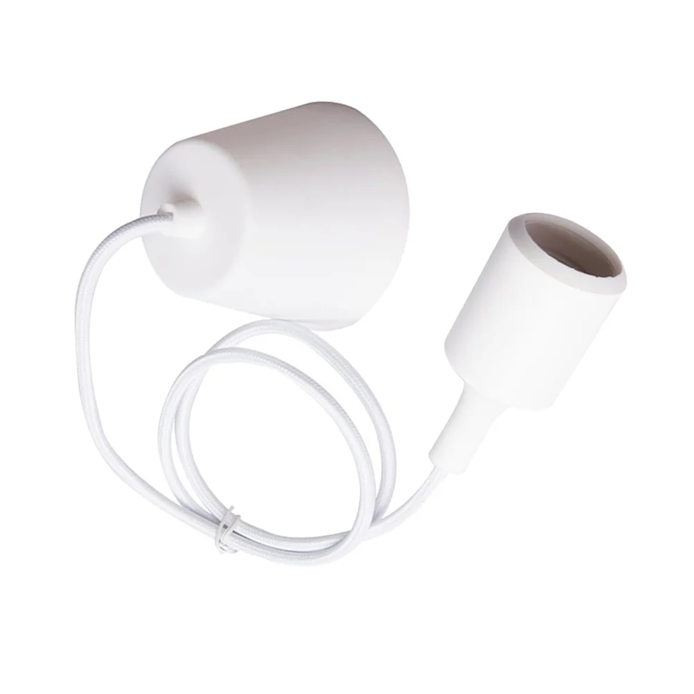 

Силиконовый подвесной держатель лампы с цоколем E27, искусственная розетка для кухни, столовых, гостиной, коридора, бара, ресторанов