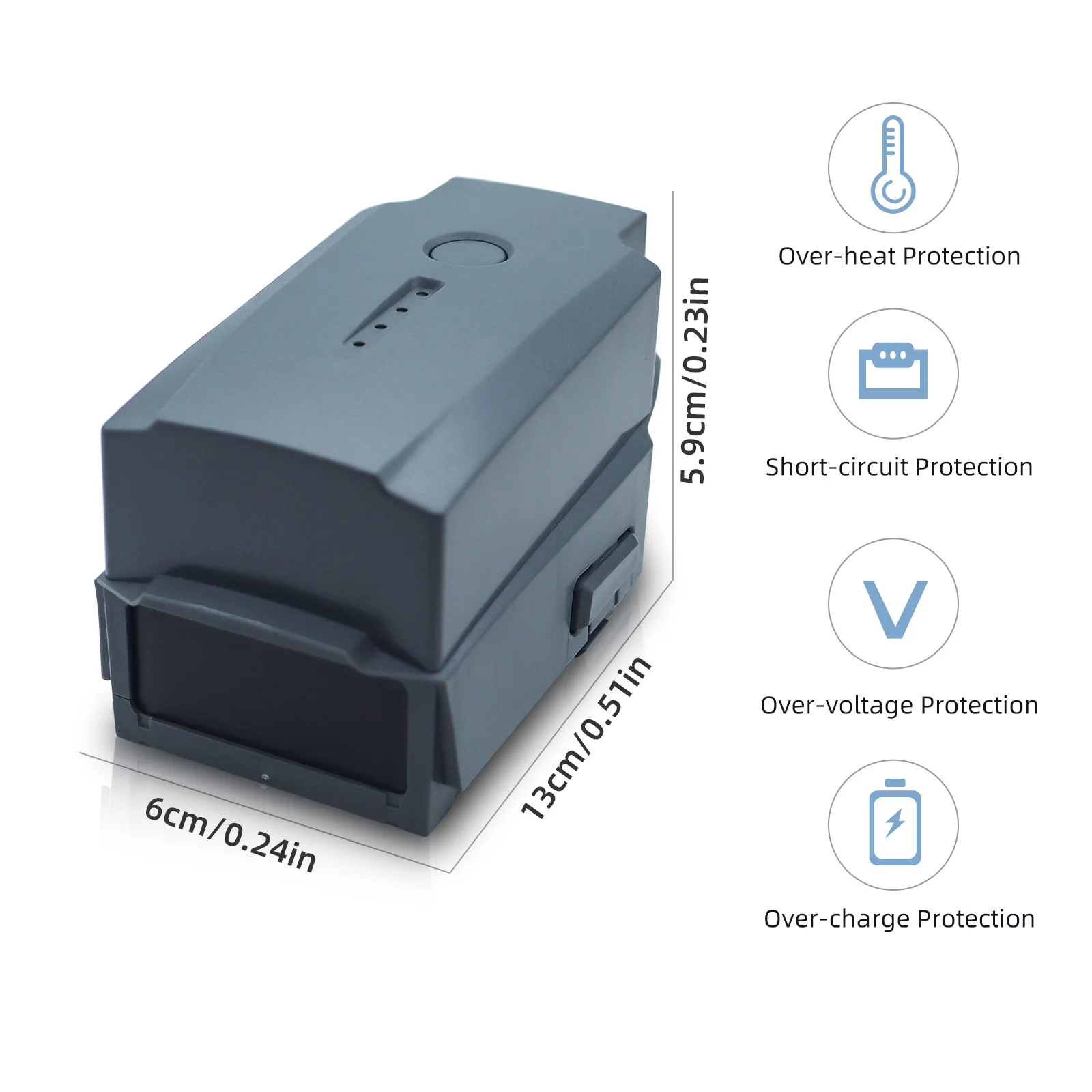 Batterie intelligente 6830mAh 11.4V pour DJI Mavic Pro/Platinum