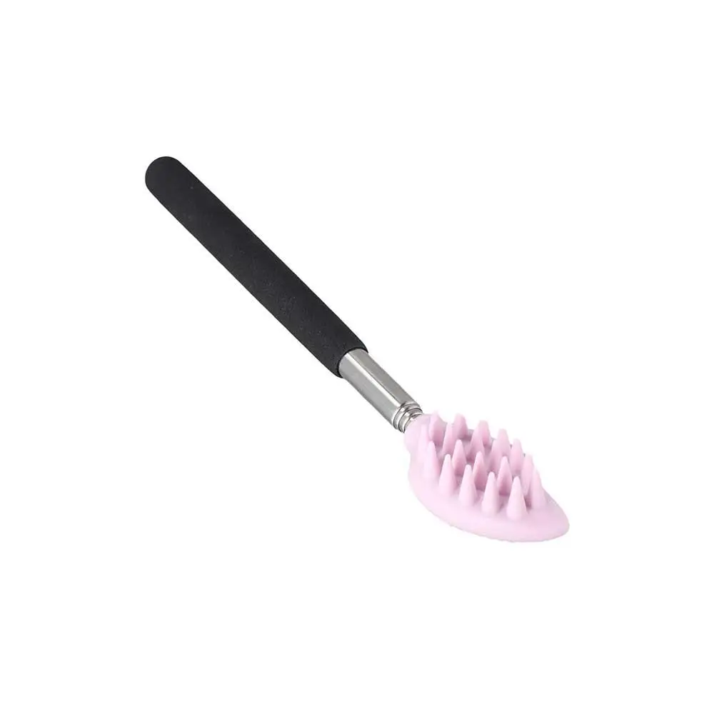 Itch Scraper Massage Claw Telescopic Backscratcher Extendable Back Scratcher Silicone Massage Brush Nose cleaning Scrubber