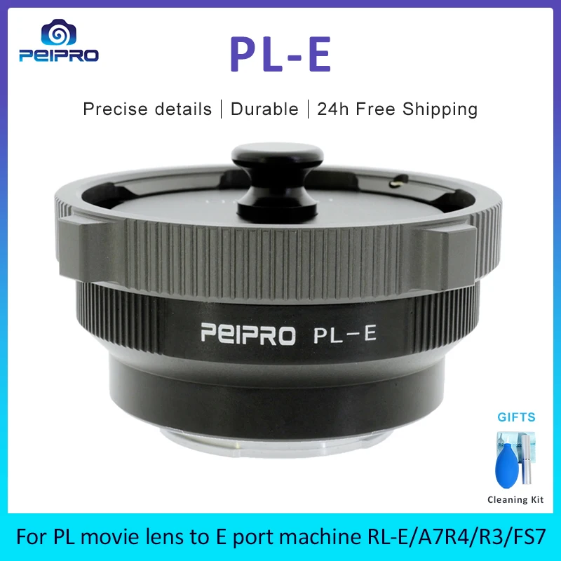 

Адаптер PEIPRO PL-E для объектива PL к SONY E-Mount адаптер для камеры для SONY FS7/FS5/A7R4/A7M3/R3/A9/R2/S2/M2/A7/A6000