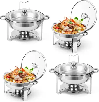 4 Pack Chafing Dish Buffet Set 1