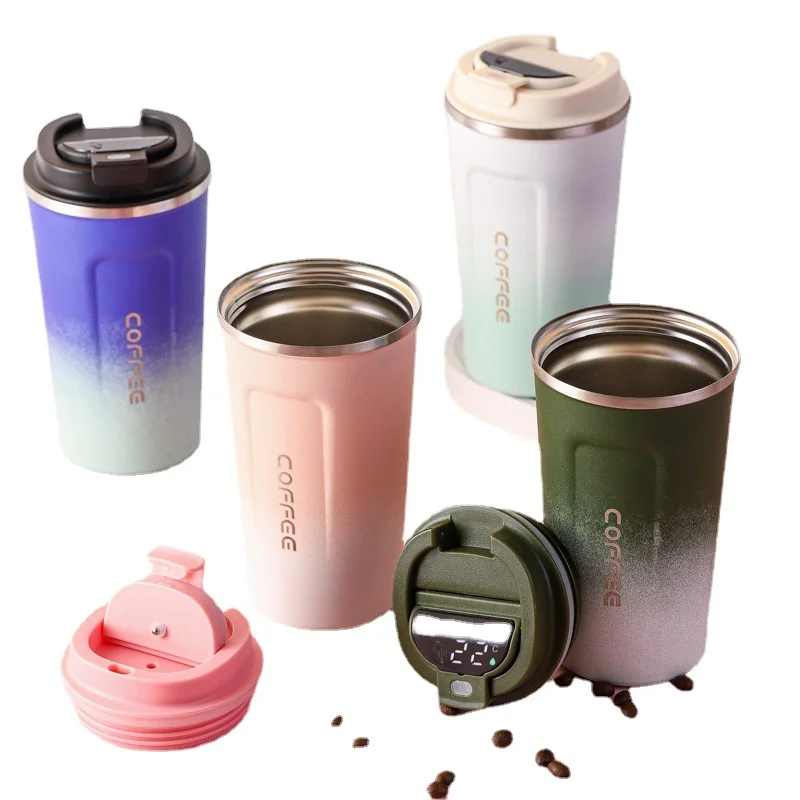 510ml Coffee Cup with Filter Portable Coffee Travel Mug Stainless Steel  Coffee Dripper Cup Set Thermal Mug for Hot Cold Coffee - AliExpress