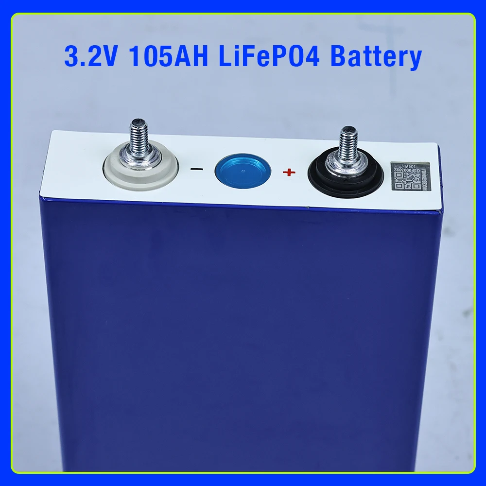 Nuovissima Batteria LiFePO4 Grado A 6000+ Cicli 105AH 3.2V 336Wh Cella Ricaricabile Fai-da-te per Batterie Energetiche Domestiche 12V 24V 48V - Image 5
