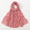 Soft Bamboo Cotton Scarf Women Girls Students Summer New Solid Color Scarves Lady Viscose Shawl Spring Female Wrap Shawls 4