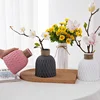 1PC Water Ripple Plastic Vase Wave Flower Pot Arrangement Modern Nordic Style Home Living Room Desktop Decoration Ornament 3