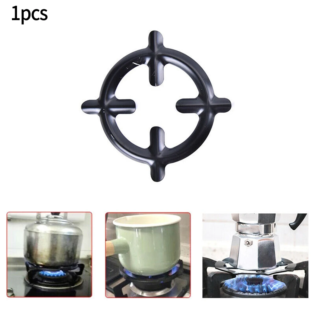 

Gas Stove Support Cooker Plate Coffee Moka Pot Stand Ring Kitchen Range Hold Home Diy Coffee Making Accessories 16x12.5cm Iron