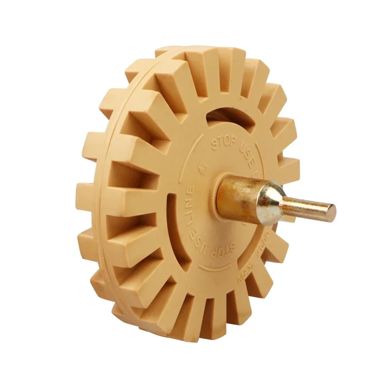 Car Sticker Remover Pneumatic Rubber Eraser Wheel Pad Rubber Disk Decal Eraser Wheel Car Paint Cleaner Polish Auxiliary Tool