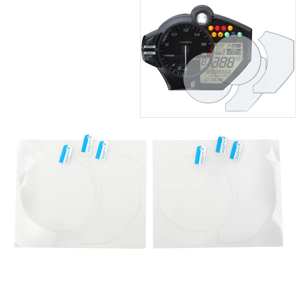 

2Pcs For Yamaha YZF R6 2017 2018 2019 2020 Motorcycle Speedometer Scratch Protective Film Screen Protector For YZF-R1 2009-2014