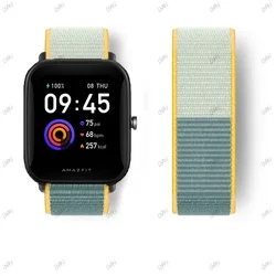 Nylon Loop Smartwatch Strap - Adjustable 20mm/22mm Premium Band - 22mm watch band (52 Sunny)