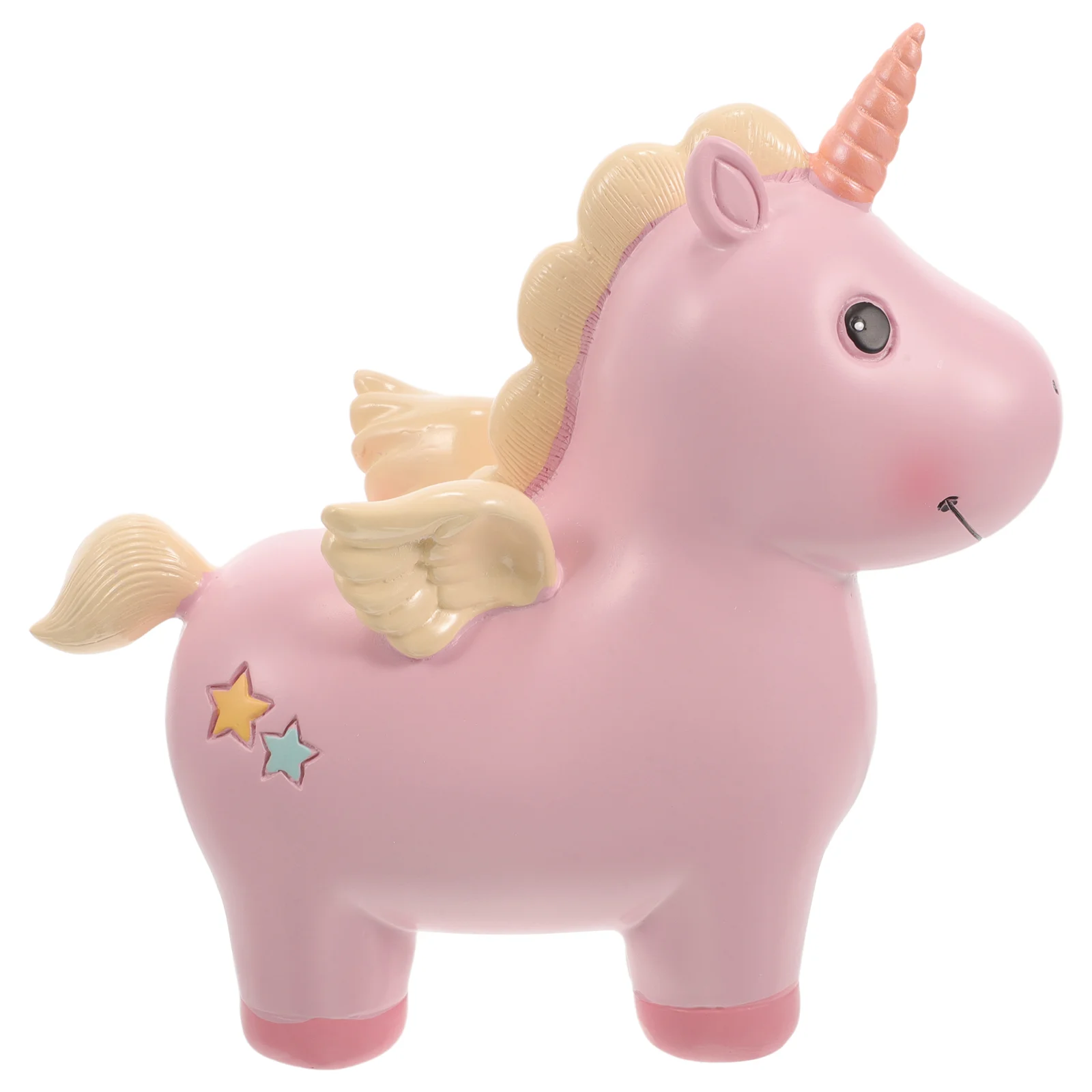 

ToddMomy Rainbow Unicorn Piggy Bank Girls Resin Unicorn Piggy Bank Toy Kid Money Banks Coin Banks Unicorn Gifts