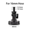 IBC Tank Adapter Fuel Tank Fitting S60 Thread Cap 60mm to1"3/4"1/2" Female Tap Connector Garden Irrigation Valve Fitting 5