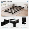5 Inch Low Bed Frames Heavy Duty Metal Platform, No Box Spring Needed, Easy Assembly Mattress Foundation, No Noise, Black 4