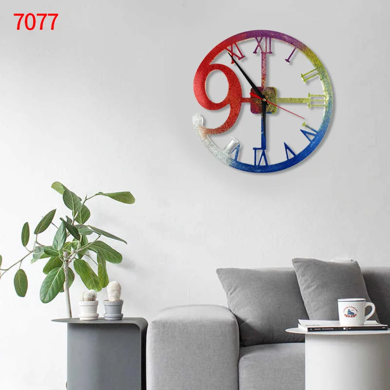 Resin Mold Large Round Clock Resina Epoxy Molds Silicone Wall Decor Arabic  Roman Clock Dial Room Hanging Ornaments DIY Crafts - AliExpress