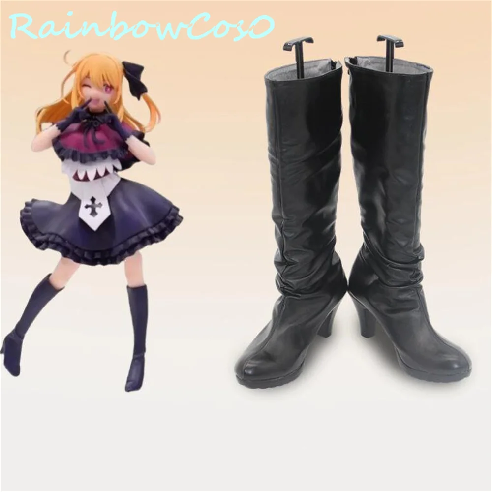 

Обувь для косплея Hoshino Rubii OSHI NO KO, сапоги, аниме, Хэллоуин, Рождество, RainbowCos0 W3531
