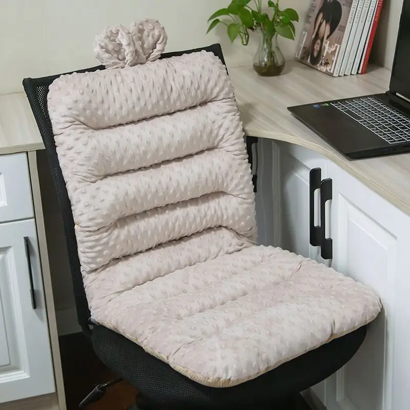 lovely Cartoon Plush office chair Cushion Soft thick Recliner seat