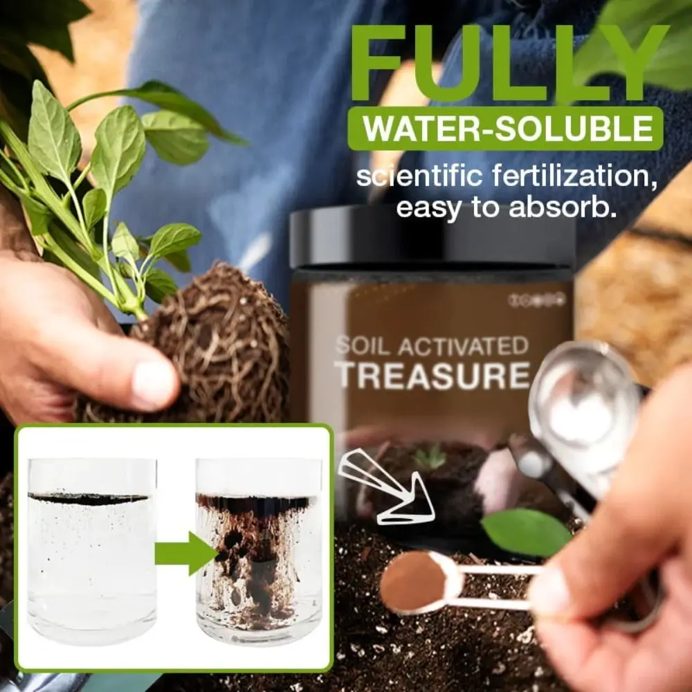 Organic Fertilizer Plant Fertilizing Concentrate Soil Activator Activated Baosong Soil Essence Flower Fertilizer Mineral Source Bacillus Microbial Inoculum Bacterial Fertilizer