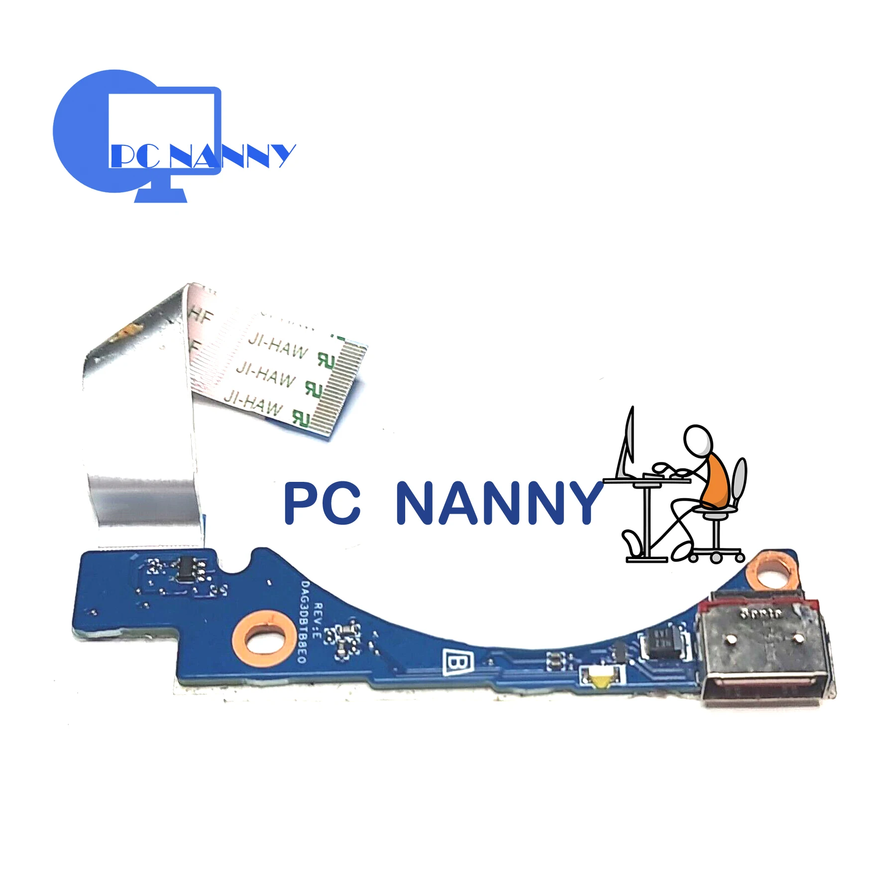 

PCNANNY FOR HP TPN-Q211 15-DC USB Connector Board DA0G3DTBCD0 DAG3DBTB8E0 audio Connector Board DAG3DBAB8F0