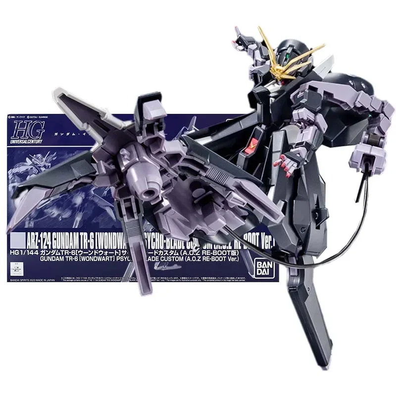 

Bandai Figure Gundam Model Kit Anime Figures HG ARZ-124 TR-6 Wondwart Psycho Blade Mobile Suit LmyAction Figure Toys For Boy