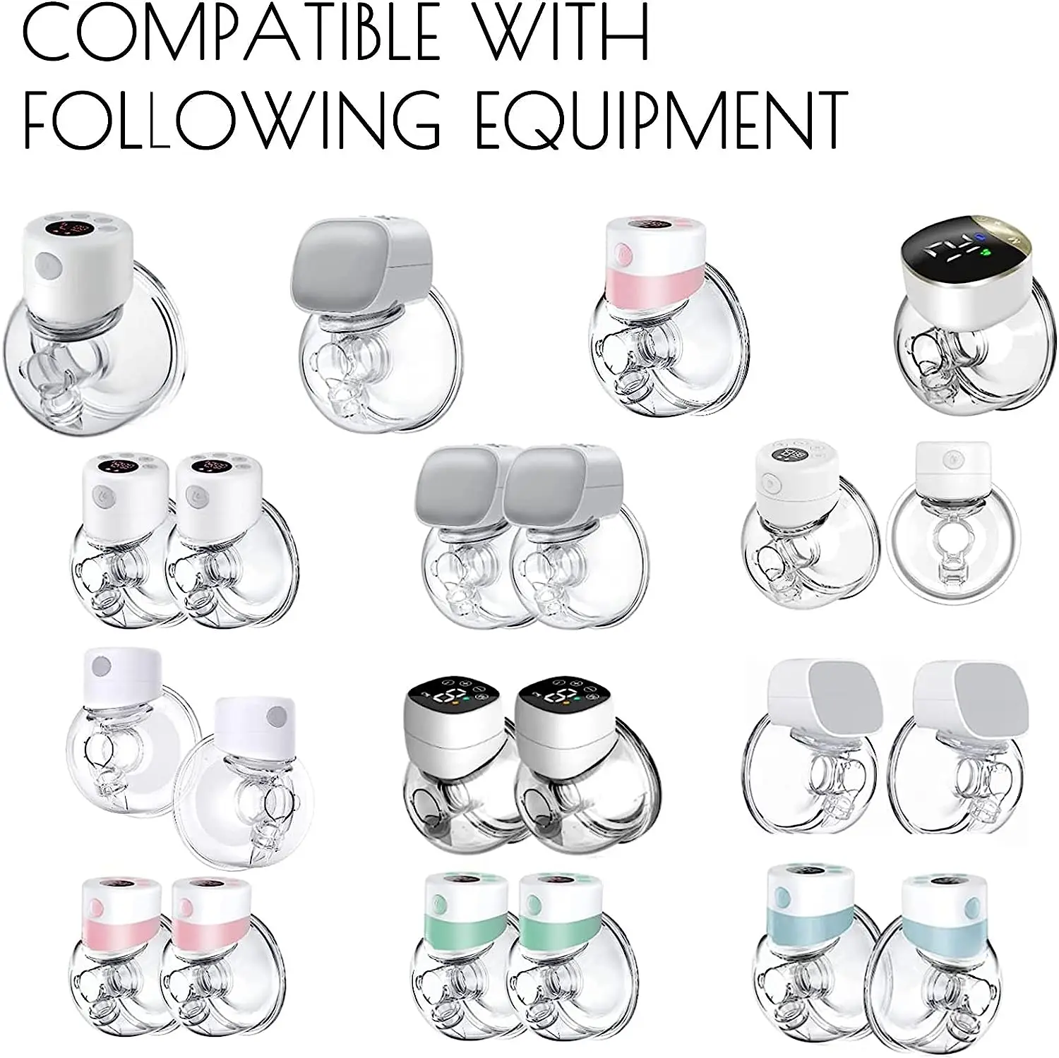 Silicone Valves Breast Pump Accessories Silicone Duckbill Valve And Diaphragm Breast Pump Parts Protection Baby Feeding Nipple Manual/Electric Breast Pump Accessories