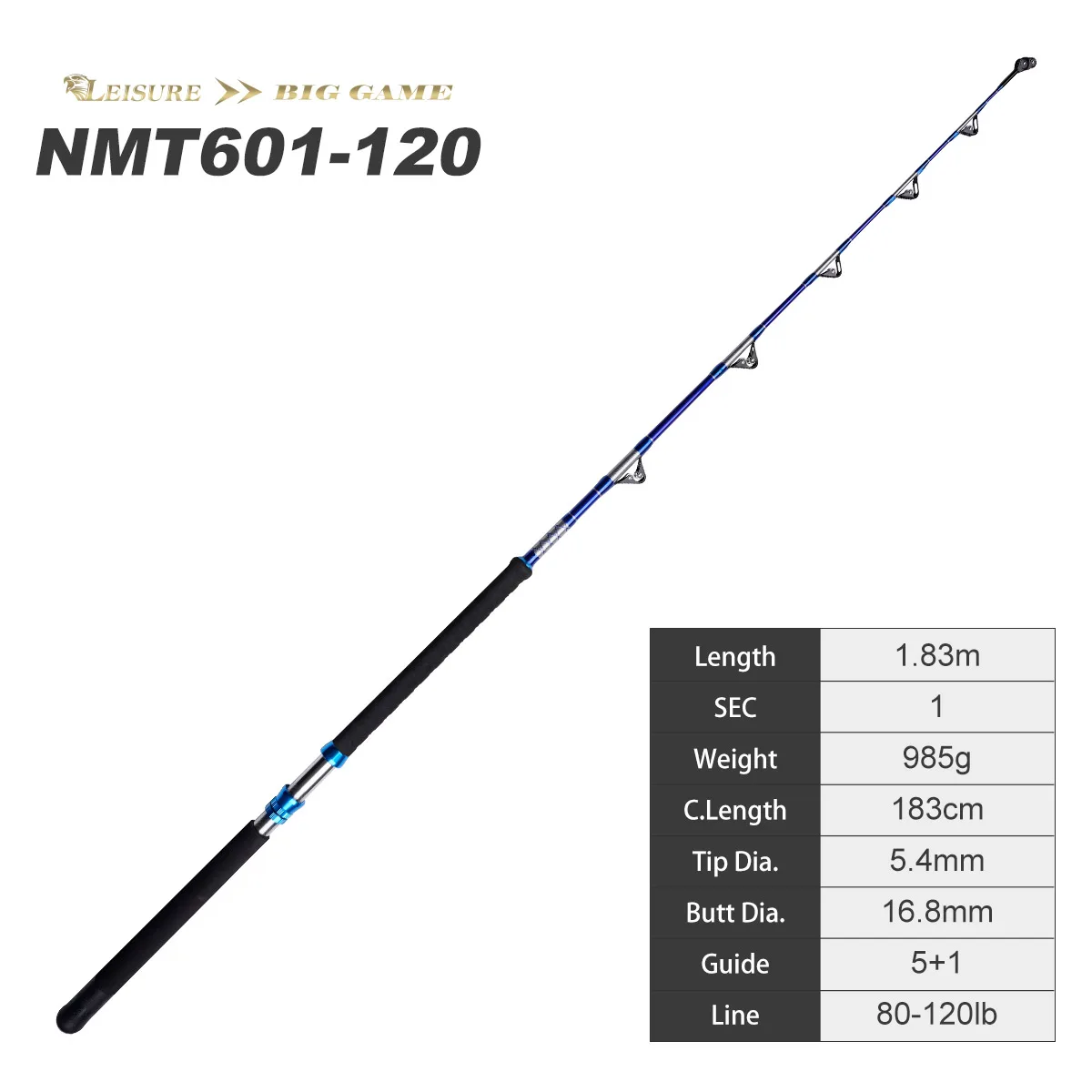 【希少】NOEBY 1500R Noeby All Roller Conventional Fishing Rod, Trolling Rods, 50