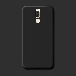 Ultra Thin Silicone Soft Back Cover for Huawei Mate 10 Lite/Nova 2i - Sleek & Durable Phone Case (Black)