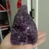 Natural Amethyst Geode Quartz Cluster Crystal Specimen Energy Healing 4