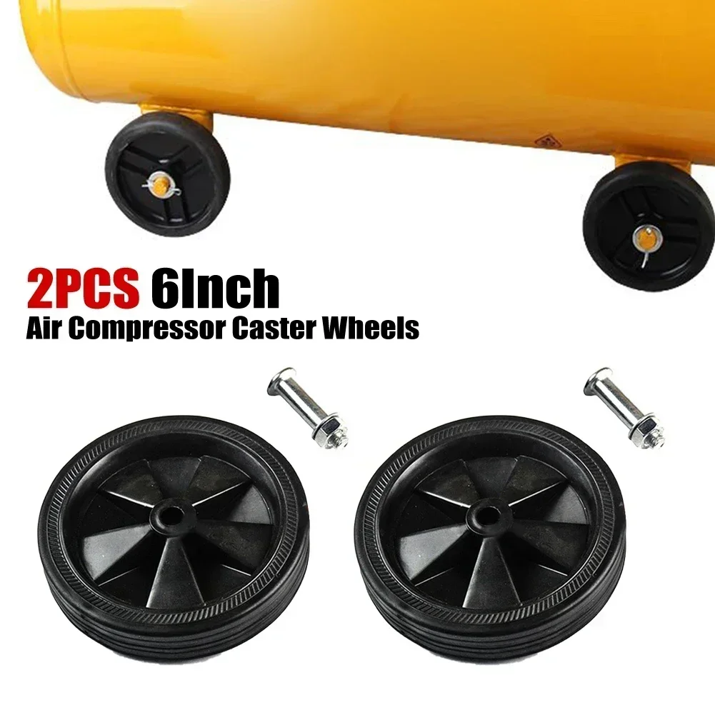 Air Compressor Casters Wheels For Air Pumps Oil-free Machines Compressors Foot Pad 5 Inch Wheel Compressor Car Air Compressor Pump