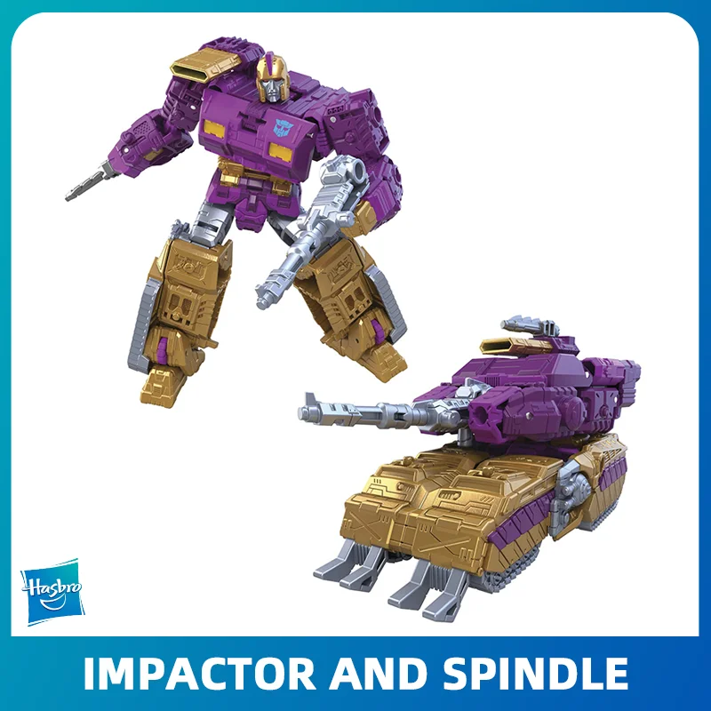 

Hasbro Child Toy Transformers Generations Legacy Wreck ‘N Rule Collection Comic Universe Impactor and Spindle Ages 5.5inch F3080