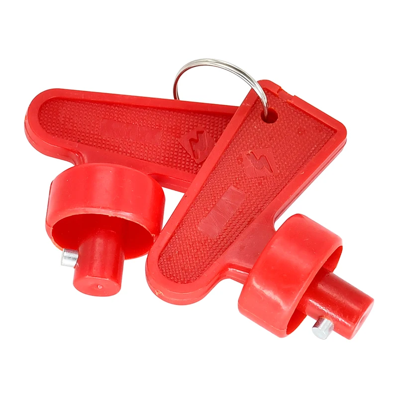 Spare Key 2 PCS Compatible With Battery Disconnect Isolator Switch Cut Out/Off Power Battery Kill Switch Compatible With Marine