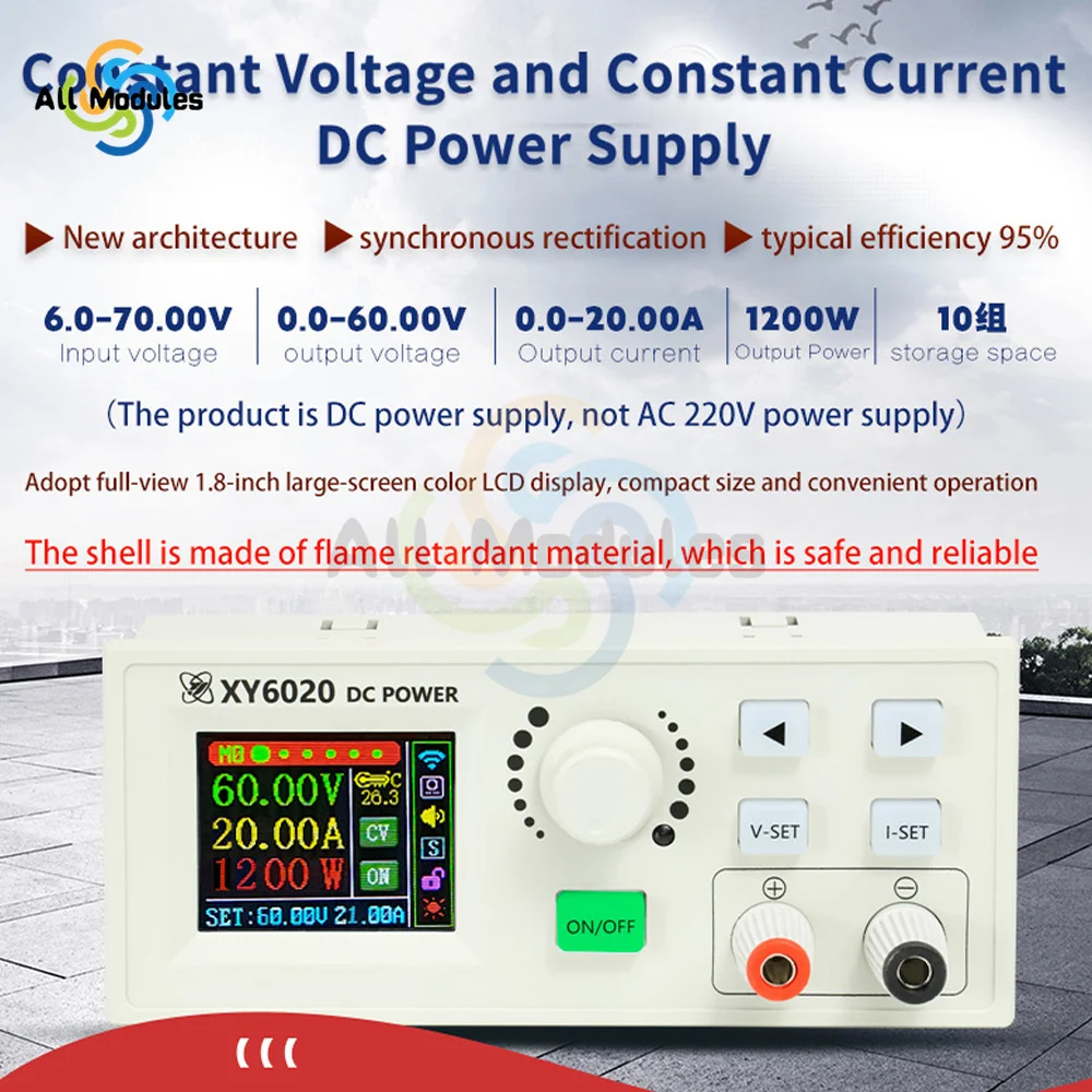 XY6020 XY6020-W CNC Adjustable DC Step Down Voltage Bench Power