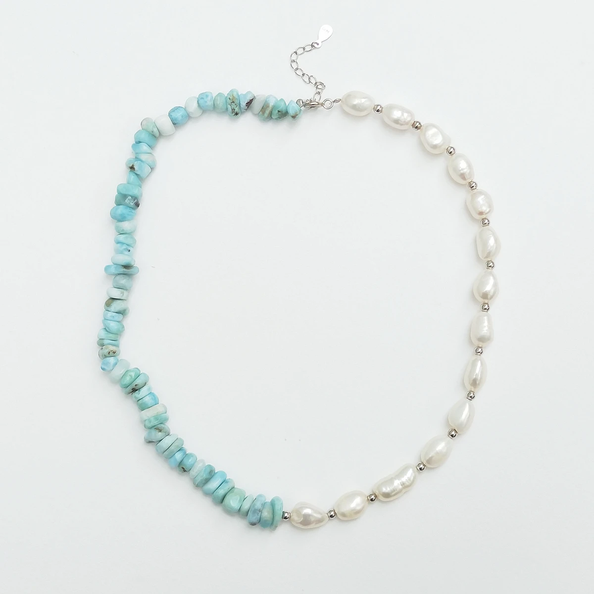 Bead Larimar Pendant Amazon Reikocrystalbeadsnatural Larimar