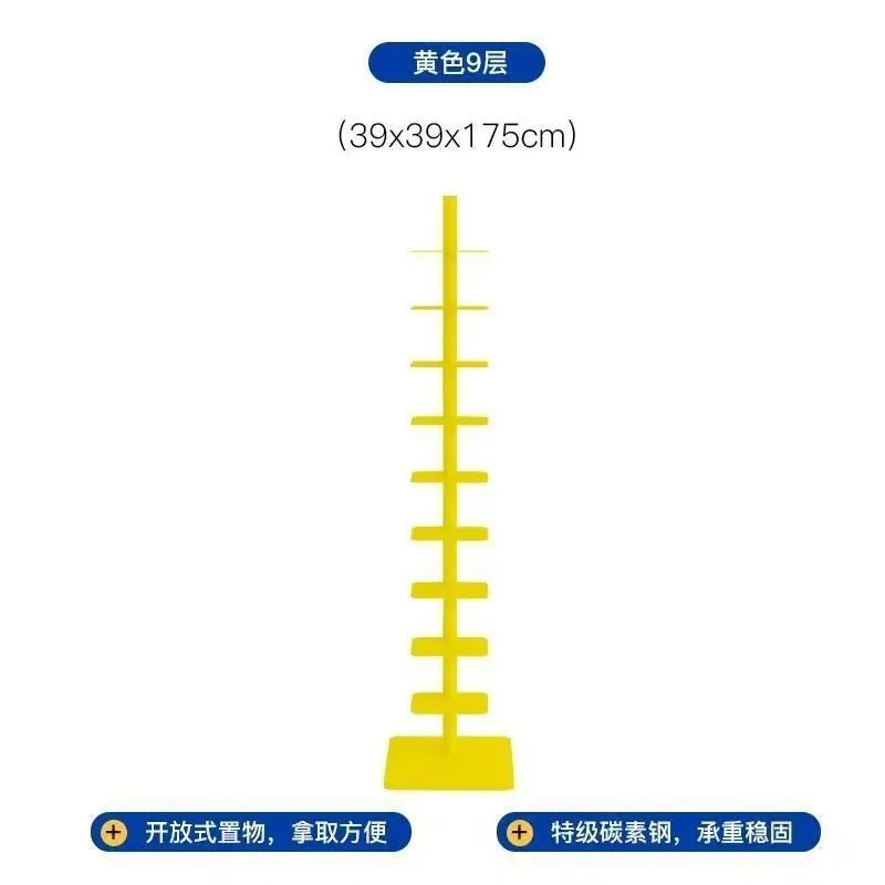 Creative Rotation Invisible Spiral Display Rack Living Room Iron Household Corner Shelf Multifunctional Furniture Bookshelves G