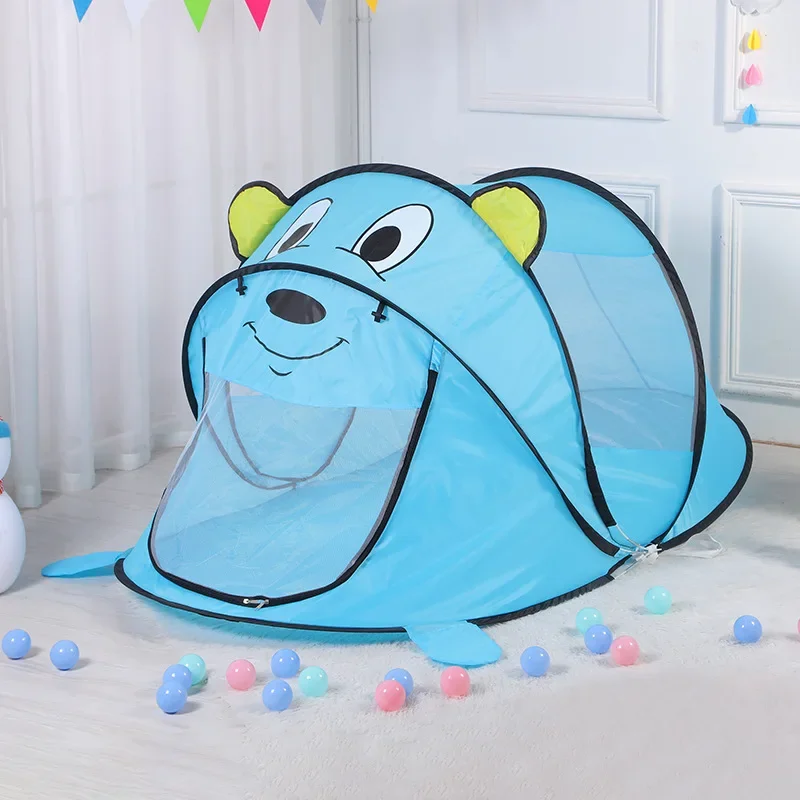 Cartoon Animal Children Play House Outdoors Pop Up Toy Tent Indoor Net Baby Ball Pit Pool New Portable Tiger kids' Tent Gifts