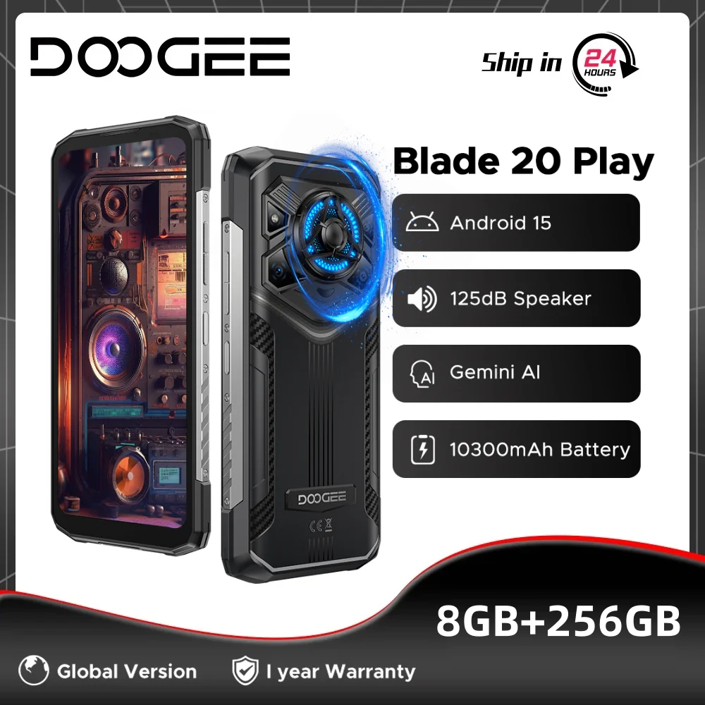 Custodia per Doogee Blade20 Ultra (6.60 ) + 2 X Pellicola in