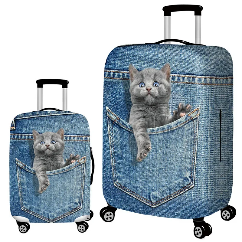 Luggage Cover Travel 3D animal pattern Luggage Protective Cover for 18-32 inch Trolley suitcase dust cover