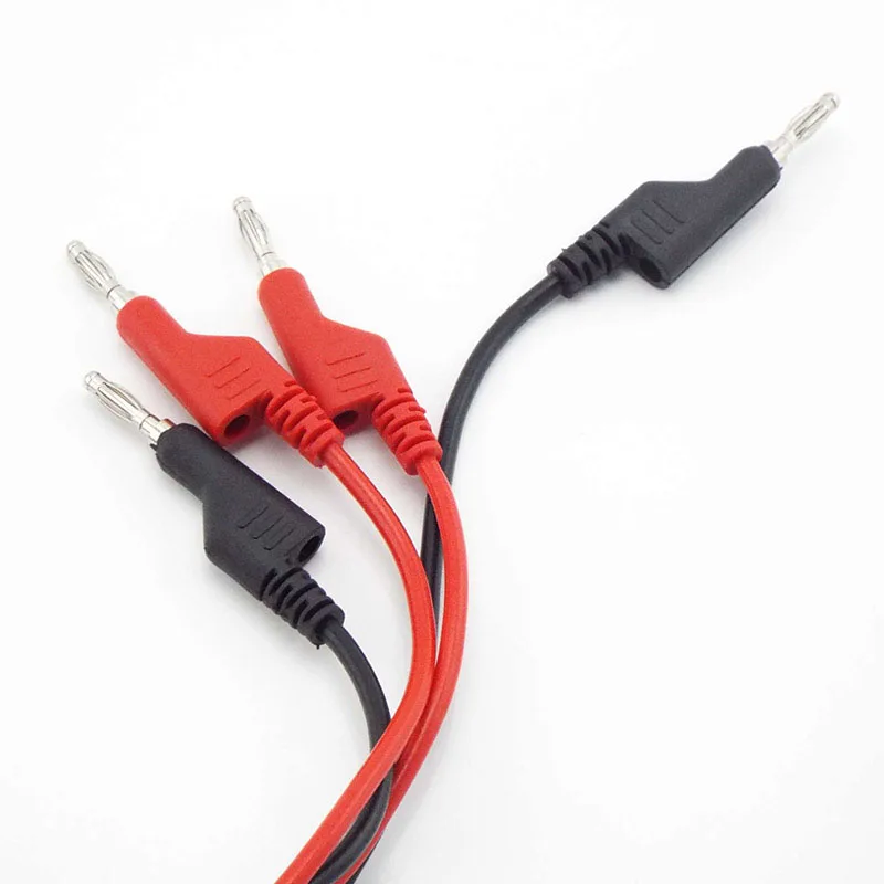 1M Test Cable Lead Double Ended Banana to Banana Plug Test Leads Cable 4mm 10A for Multimeter Measure C1