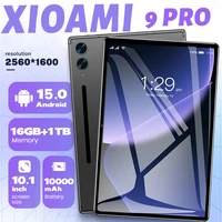 New Android 15 Global Version Tablet PC Pad 9 Pro 16GB+1TB 10.1 inch HD 4K Tablet 5G WiFi Dual SIM Card 10000mAh Tablette Google 1