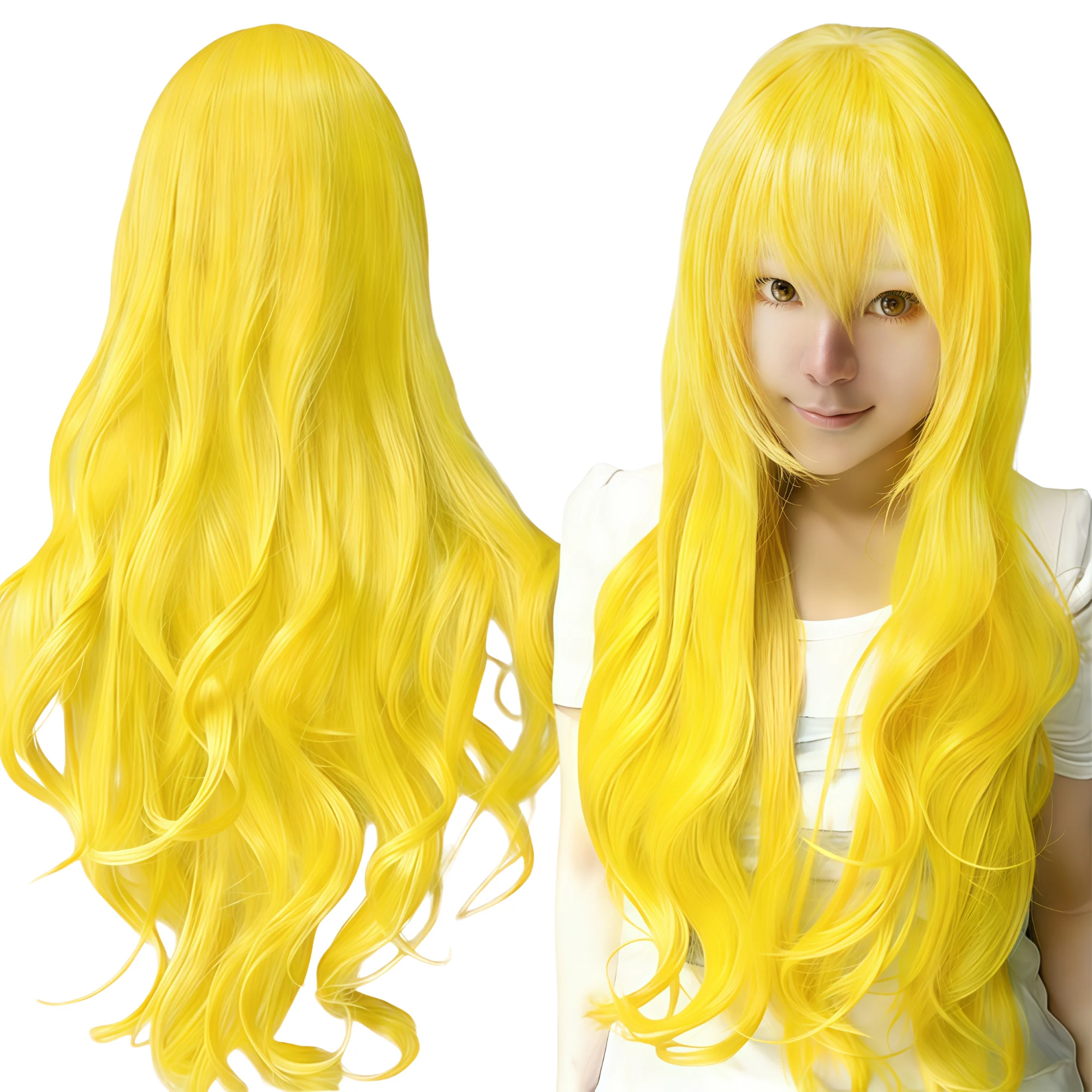 Dark Teal Curly Cosplay Wig - Fantasy Lolita Style for Halloween or Dress-Up