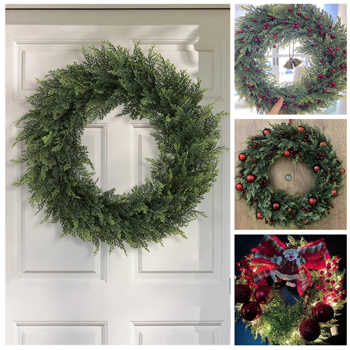 Cedar Artificial Flower Ring 1