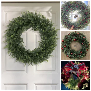 Cedar Artificial Flower Ring 1