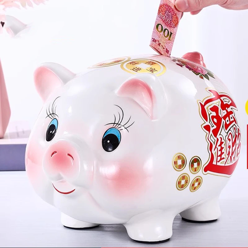 

Ceramic Cash Cute Money Boxes Saving Small Storage Modern Money Boxes Pigyy Bank Cofres Para Dinheiro Infantil Rome Furniture