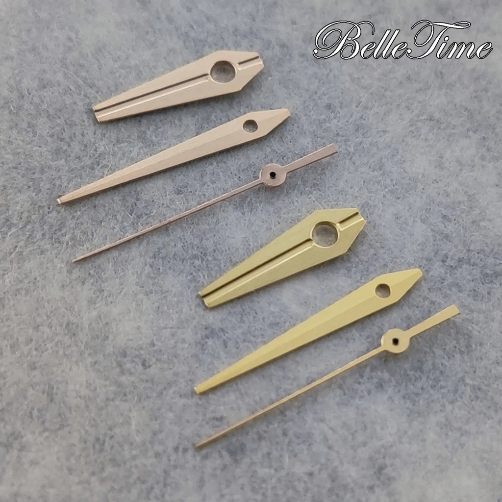 High-Quality Luminous Watch Hands in Silver/Rose Gold/Gun/Gold Green