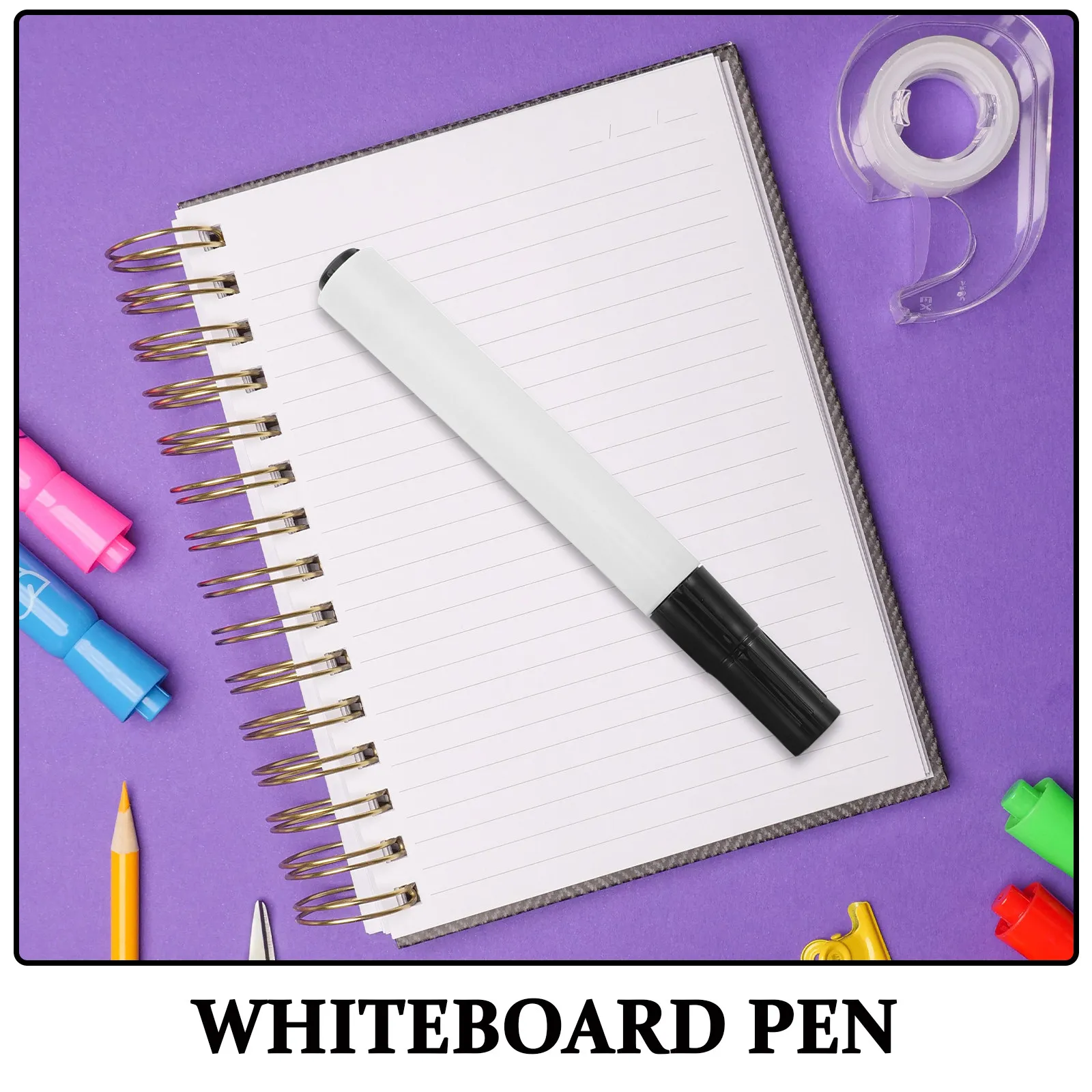 10개입 칠판펜 빈 쉘 리필 가능 드라이 이레이즈 마커 화이트보드 유리창용 가는 팁 간편 세척 가정용